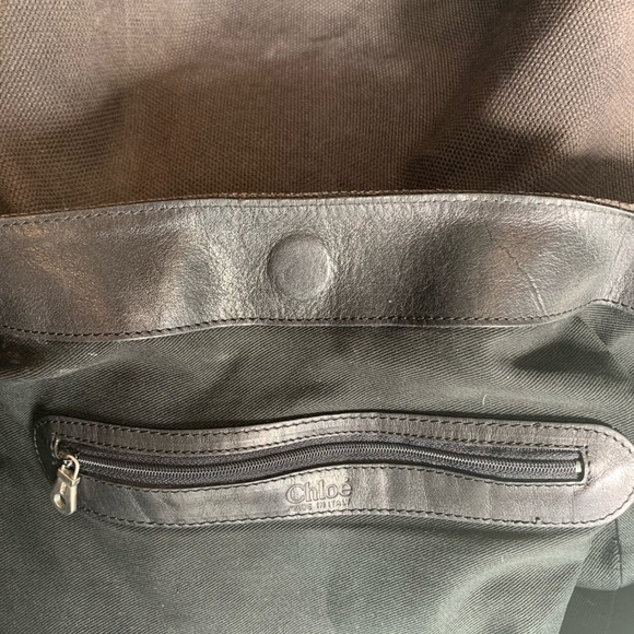 Chloe Beaded Studded Heavy Leather Big Hobo Slouchy Bag - Picture 15 of 16